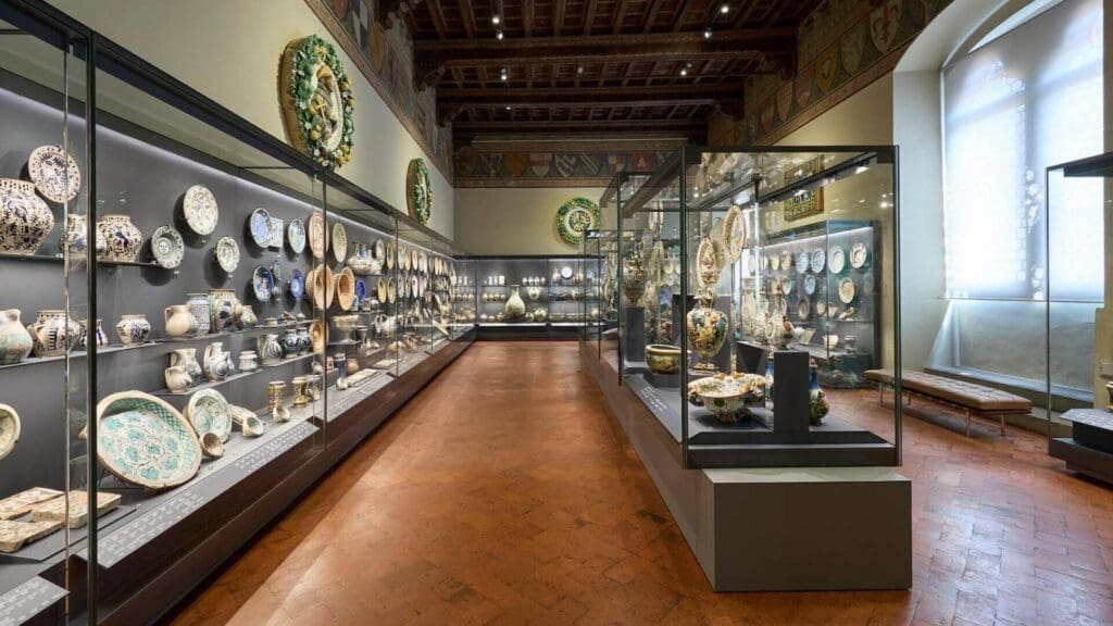 Musei del Bargello glass displays